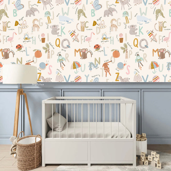 Ocean Life Wallpaper - Nursery Wall Decor Wallpapers