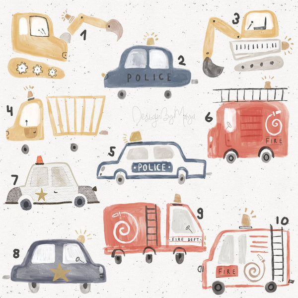 Little Farm Animals Prints - Luster Paper Nursery Wall Art Prints