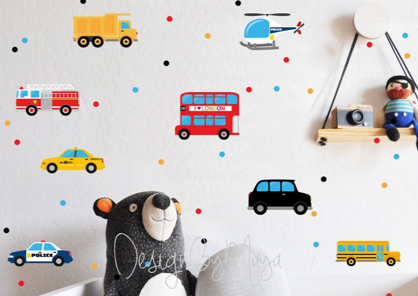 Space decals - Fabric Nursery Wall Art Decals