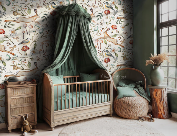 Woodland wallpaper - Nursery Wall Decor Wallpapers