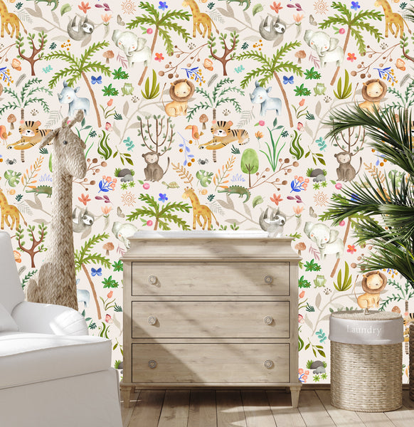 Arctic Animals Wallpaper - Nursery Wall Decor Wallpapers