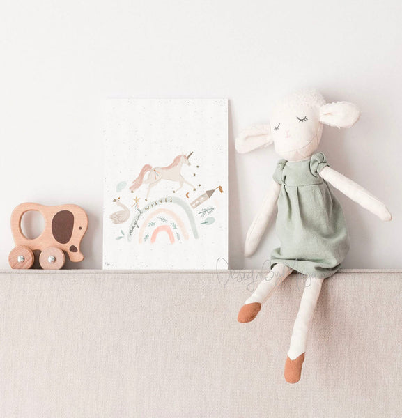 Little Farm Animals Prints - Luster Paper Nursery Wall Art Prints