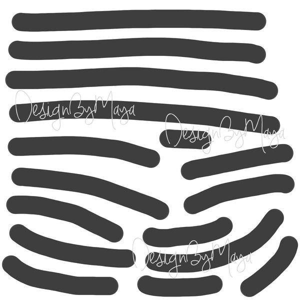 Lines Stripes Decals - Fabric Nursery Wall Art Decals