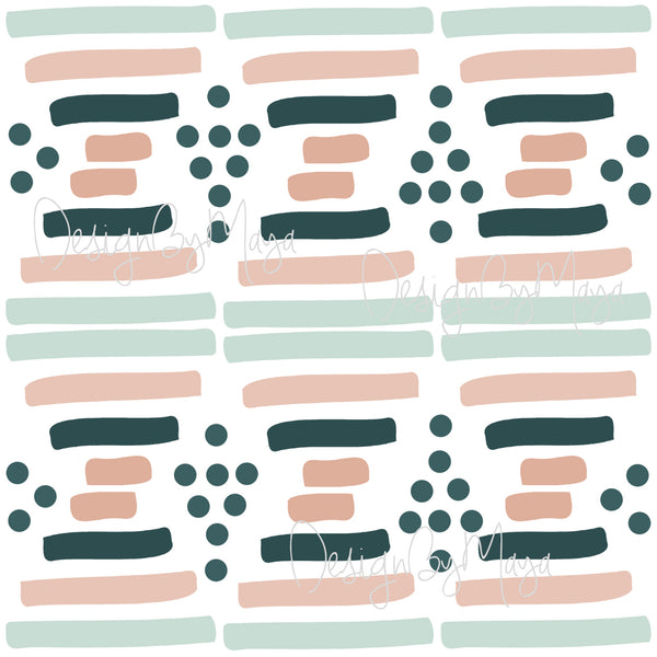 Lines Stripes Decals - Fabric Nursery Wall Art Decals