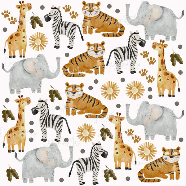 Cats & Dogs decals - Fabric Nursery Wall Art Decals