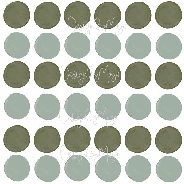 Watercolor Speckles & Dots - Fabric Nursery Wall Art Decals