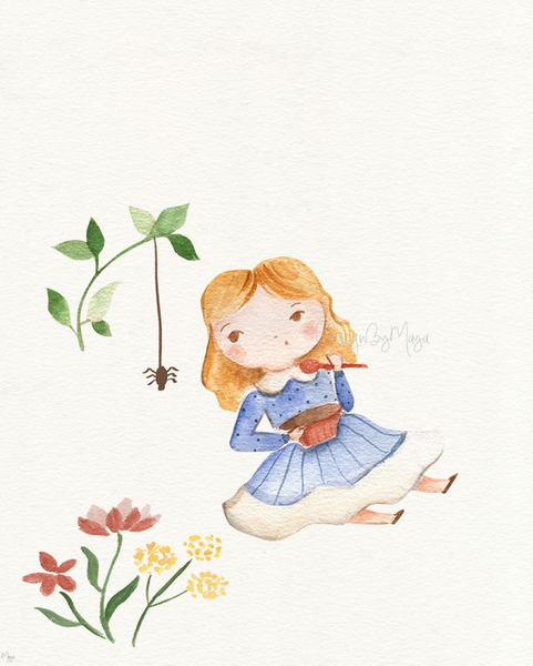 Nursery Rhyme Fairy Tales - Luster Paper Nursery Wall Art Prints