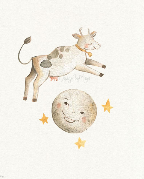 Nursery Rhyme Fairy Tales - Luster Paper Nursery Wall Art Prints