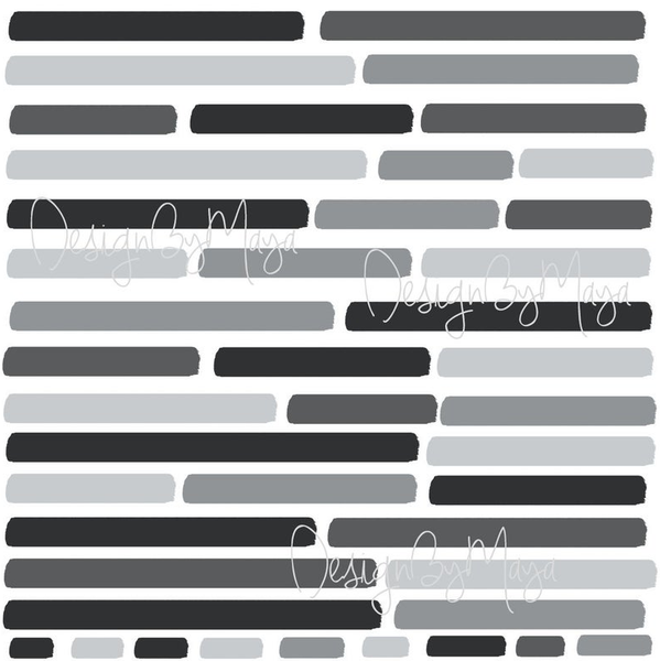 Scandinavian Confetti Lines - Fabric Nursery Wall Art Decals