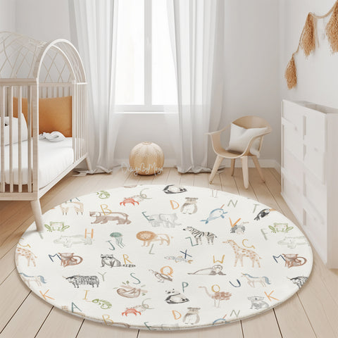 Alphabet Kids Room - Play Rug - Area Rug