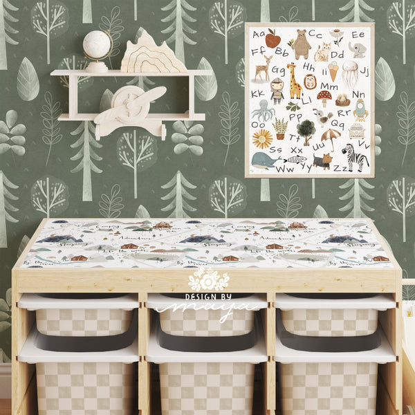 IKEA Trofast Top & Storage Bins Sticker Set, Ikea Upgrade Decor, Ikea hack