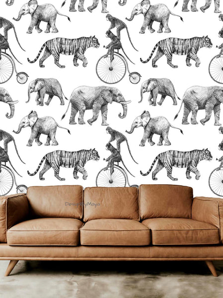 Safari Wallpaper - Nursery Wall Decor Wallpapers