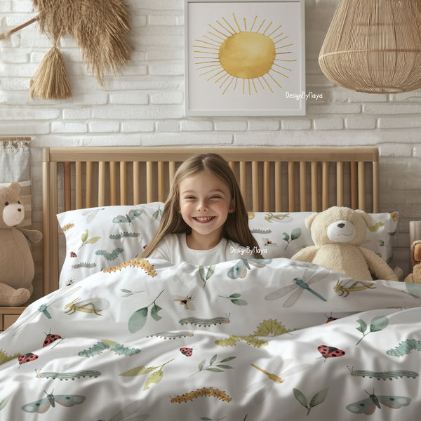 Vintage Alphabet drawing Duvet Cover or Comforter