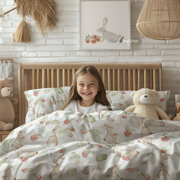 Vintage Alphabet drawing Duvet Cover or Comforter