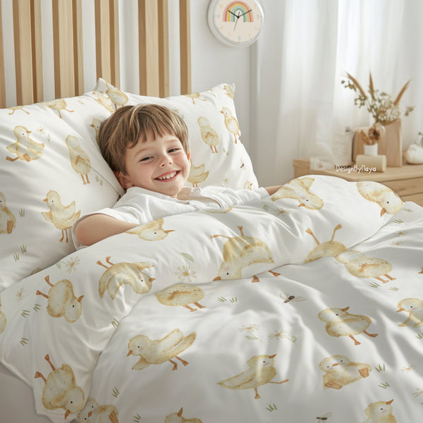 Vintage Alphabet drawing Duvet Cover or Comforter