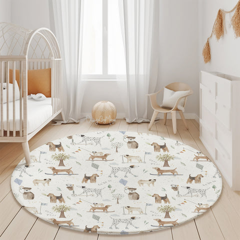 Dogs Kids Room - Play Rug - Area Rug