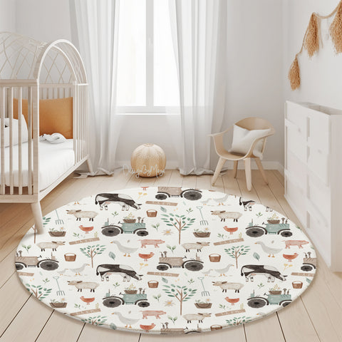 Farm Be Wild Kids Room - Play Rug - Area Rug