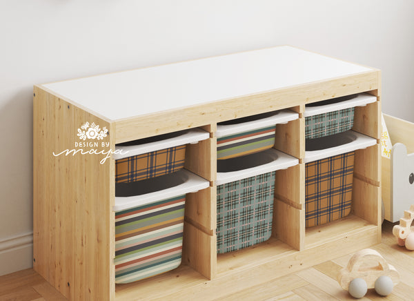 IKEA Trofast Top & Storage Bins Sticker Set, Ikea Upgrade Decor, Ikea hack