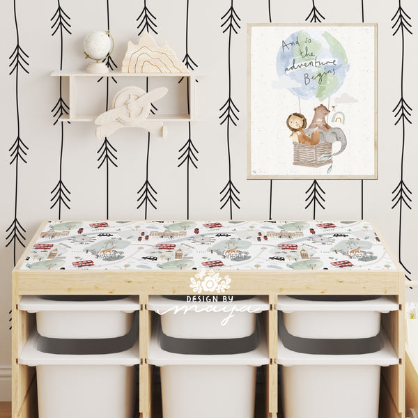 IKEA Trofast Top & Storage Bins Sticker Set, Ikea Upgrade Decor, Ikea hack