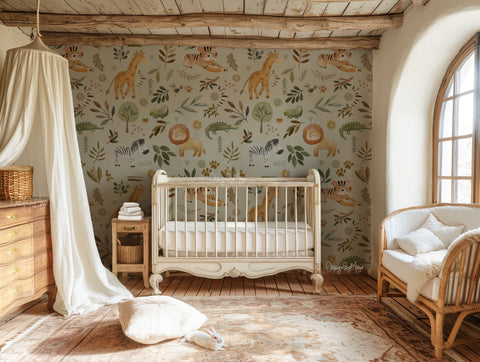 Safari Wallpaper - Nursery Wall Decor Wallpapers