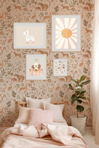 Kids Room Animals Prints - Luster Paper Nursery Wall Art Prints