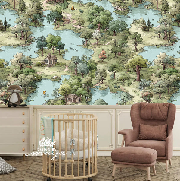 Farmhouse wallpaper - Nursery Wall Decor Wallpapers