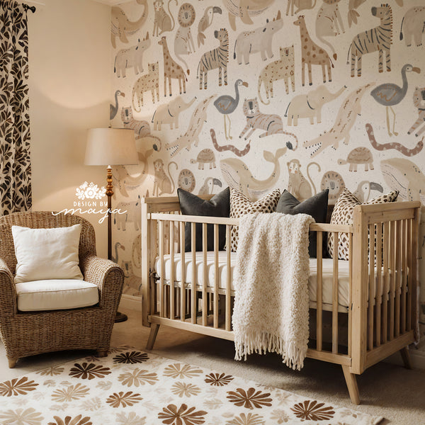 Safari Wallpaper - Nursery Wall Decor Wallpapers