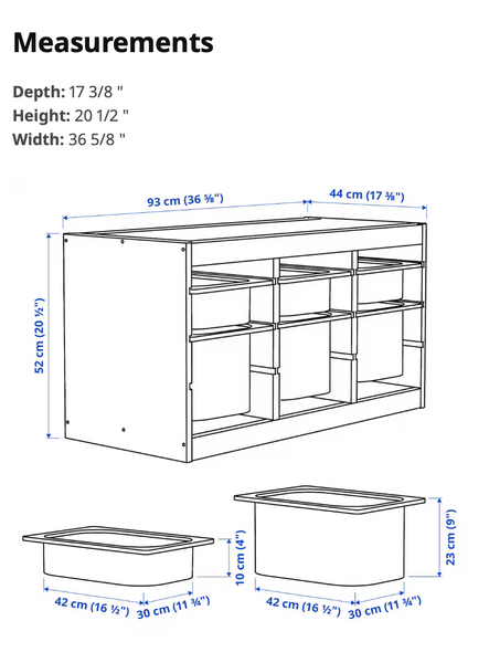 IKEA Trofast Storage Bin Sticker Set, Ikea Upgrade Decor, Ikea hack