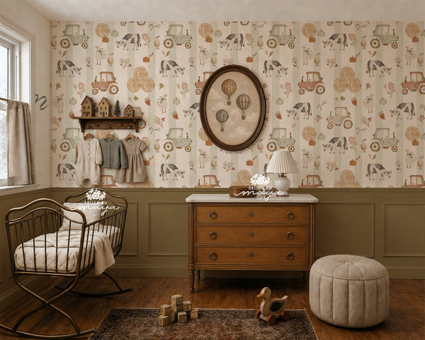 Farmhouse wallpaper - Nursery Wall Decor Wallpapers