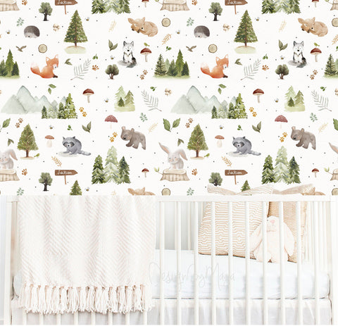 Camping Be Wild Wallpaper - Nursery Wall Decor Wallpapers
