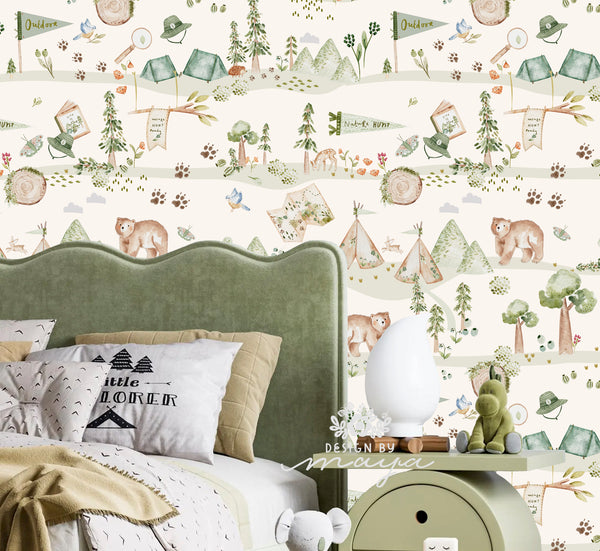 Farmhouse wallpaper - Nursery Wall Decor Wallpapers