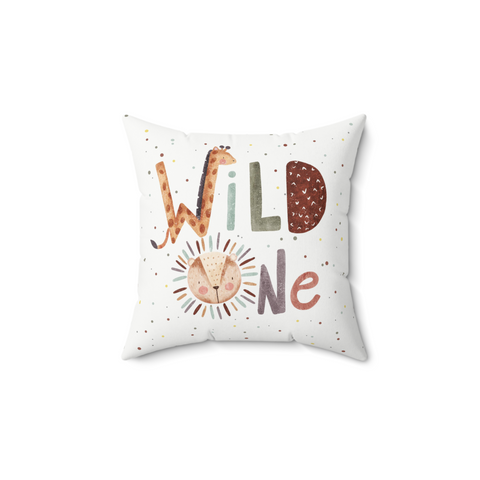 Wild One Pillow - Artisan Baby Pillows