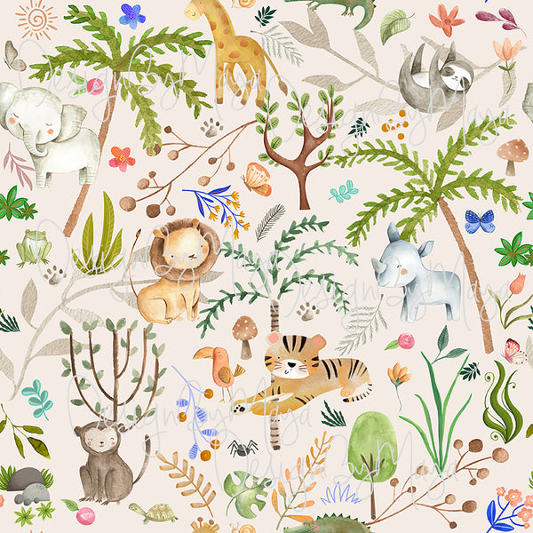 Safari Wallpaper - Nursery Wall Decor Wallpapers