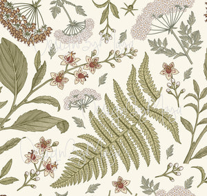 Fern wallpaper French Boutique Foliage - Nursery Wall Decor Wallpapers
