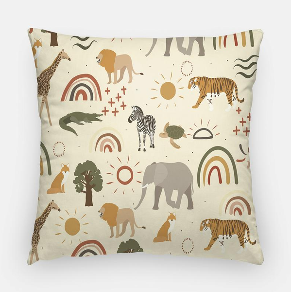 Saharan Safari Friends - Artisan Baby Pillows