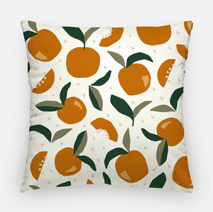 Mandarin Citrus Clementines - Artisan Baby Pillows