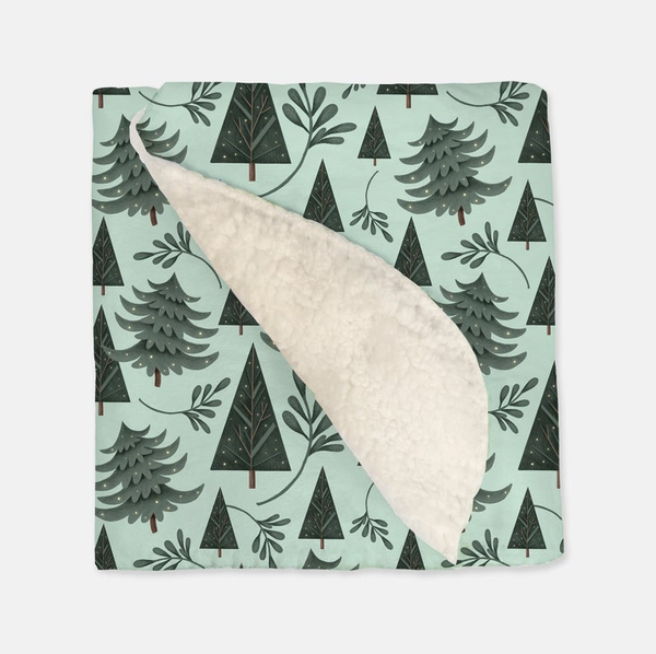 Copy of Woodland Forest Trees - Vintage Baby Blanket