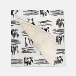 Squiggly Zebra Designs - Vintage Baby Blankets